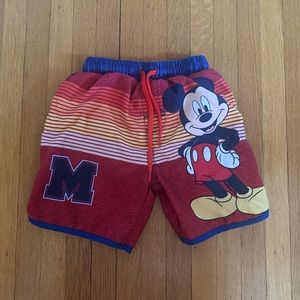 Children’s Mickey Mouse Swim Trunks, Size 2T